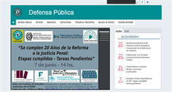 Desktop Screenshot of defensapublica.org.ar