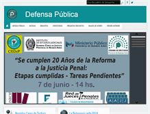 Tablet Screenshot of defensapublica.org.ar